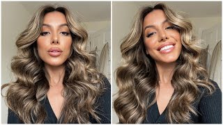 EASY OVERNIGHT HEATLESS CURLS  Robe Curls  Hair Tutorial [upl. by Acinor]