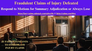 Fraudulent Claims of Injury Defeated [upl. by Midge]