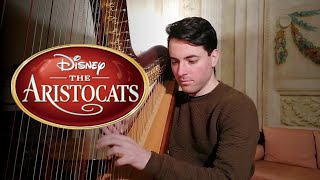 The Aristocats Everybody Wants to Be a Cat  Harp cover [upl. by Mccurdy]