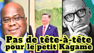 Kagame humilié Ignoré au sommet Chine Afrique de 2024 tandis que Tshisekedi renforce ses liens [upl. by Tse]