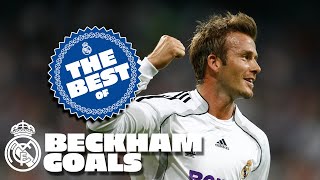 Beckham Best goals at Real Madrid [upl. by Welles611]