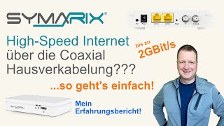 Erstaunlich einfach HighSpeed Internet im Haus mit CoaxVerkabelung [upl. by Emil250]