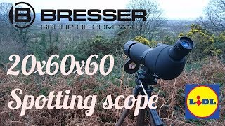 Bresser 20x60x60 Spotting scope [upl. by Pippo]