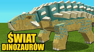 MINECRAFT ŚWIAT DINOZAURÓW 12  ZNALEŹLISMY NAJRZADSZEGO DINOZAURA [upl. by Luaped]