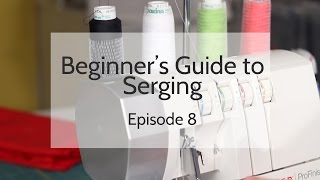 Beginners Guide to Serging Ep 8 Flatlocking [upl. by Wash]