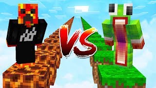 PRESTONPLAYZ vs UNSPEAKABLEGAMING 1v1 Minecraft Parkour Race [upl. by Tewell]