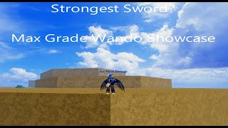 Strongest Sword Blox Fruits Max Grade Wando Showcase [upl. by Mcguire235]