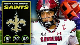 Can Spencer Rattler Rebuild the Saints in Madden 24 [upl. by Lenni770]