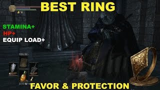 Dark Souls 3 HD Ring of Favor and Protection BEST RING IN GAME ゲームで最高のリング [upl. by Ahsitak661]