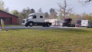 Truck parade at the 2024 East Coast HDT Rally [upl. by Nerreg]