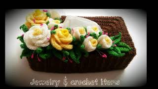 Crochet Tissue Box [upl. by Eadith]