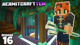 Hermitcraft 10  Secret Trident Fight Club  Ep16 [upl. by Brnaby]