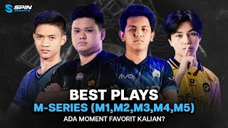 MOST ICONIC amp BEST PLAYS IN MLBB MSERIES M1 TO M5 [upl. by Naellij]