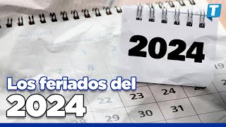 Atención Estos son los DÍAS FERIADOS de 2024 en México [upl. by Nachison736]