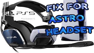 HOW TO USE ASTRO A40 WITH PS5 BEST ADAPTER TO USE FOR NO OPTICAL PORT [upl. by Auberbach]