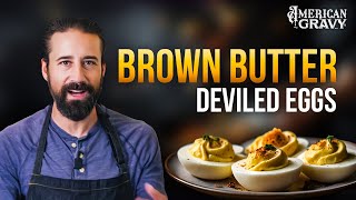 Brown Butter Deviled Eggs [upl. by Erdnaed]