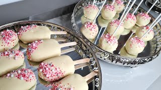 Pop cakes et Magnum cakes avec 2 INGREDIENTS  RECETTE AVEC ou SANS Thermomix [upl. by Elburr]