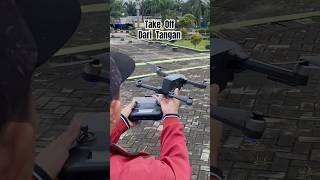 Cara take off amp landing di tangan‼️ sjrc funny shortvideo shorts [upl. by Scevour]