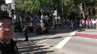 Münchner Oktoberfest 2024   Einzug vom Trachten und Schützenzug  Theresienwiese [upl. by Reyaht263]