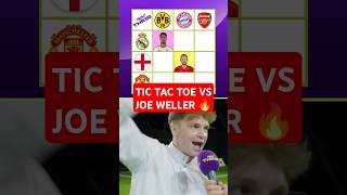 JoeWeller is the best at FOOTBALL TIC TAC TOE 🔥 shorts soccer [upl. by Eimar]