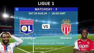 Ligue 1 Fixtures Today  Ligue 1 202425 Matchweek 2 Schedule [upl. by Jeritah]