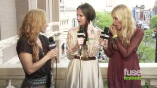 The Pierces on Touring with Coldplay New Album  SXSW [upl. by Queenie]