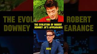 Robert Downey Jrs Changing Appearance Robert Downey Jr thenandnow actors hollywood [upl. by Eissahc]