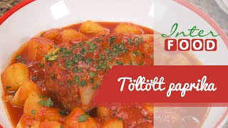 Töltött paprika paradicsommártás az Interfood konyhájából [upl. by Ninos387]