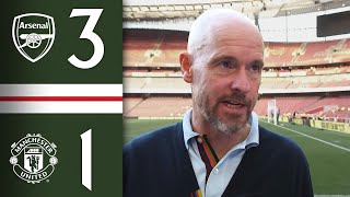 Ten Hag Reacts To Arsenal Defeat 🗣 [upl. by Row]