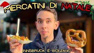 Cosa si MANGIA nei MERCATINI DI NATALE in Alto Adige  SPECIALE NATALE [upl. by Atiruam]