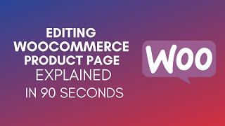 How To Edit WooCommerce Product Page 2024 [upl. by Reames]