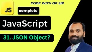 31 Javascript What is JSON [upl. by Hahsia391]