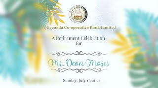 Grenada Cooperative Bank Retirement ceremony for Deon Moses [upl. by Annora]