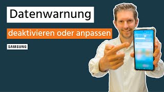 Datenwarnung deaktivieren oder anpassen – so gehts Samsung  Android [upl. by Forras]