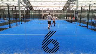 Service is a lob 1 vs 1 padel exercise [upl. by Airretnahs58]