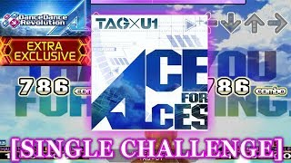 【DDR A】 ACE FOR ACES SINGLE CHALLENGE 譜面確認＋クラップ [upl. by Neeka]