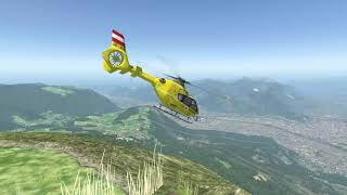 XPlane 11 EC135v4 PLUS MOD MissionX Medevac Mission [upl. by Siegler511]