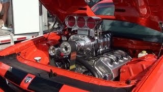 Supercharged 572 Hemi Challenger SRT8  Craven Performance [upl. by Balcer]