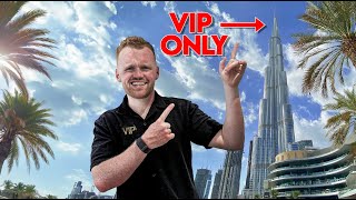 I went to the TOP of the BURJ KHALIFA  VIP experience [upl. by Chung834]