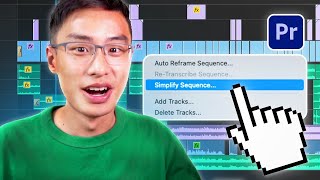 How to SIMPLIFY SEQUENCES in Premiere Pro Secret Editing Trick [upl. by Shirah303]
