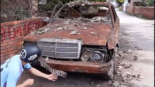 Fully restoration Mercedes Benz supercar after 40 years of rusty operation  Restore and rebiuld [upl. by Naj]