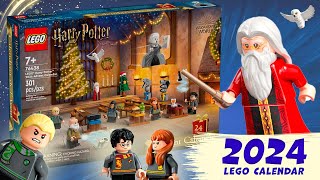 Im Unwrapping the MOST EPIC LEGO HARRY POTTER ADVENT CALENDAR 2024  Lego 76438 review [upl. by Oilut]