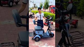 part 67 Electric Three Wheeled vehicles can run long bike tricyclebestbulletbuckupriderstunt [upl. by Ymmij]