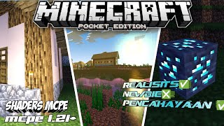 SHADERS MCPE 1212 SHADERS REALISTIS📍 [upl. by Addia]