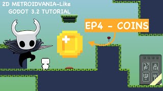 2D PLATFORMER in GODOT 32 ll 4 ll Collectible coin [upl. by Gasperoni]