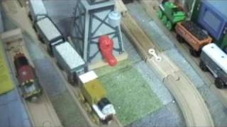 Wooden Railway Thomas And Friends Stepneys wild ride [upl. by Tnahsin]