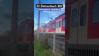 DietzenbachSteinberg Abfahrt RB423S2➡️DietzenbachBhf br423 sbahn shorts [upl. by Aeret]