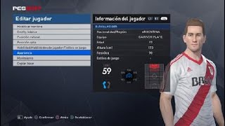 PES 2017  BENJAMÍN ROLLHEISER River Plate [upl. by Venable]