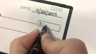 How to write a check [upl. by Sirej]