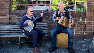 Soldiers Joy with Tony Eyers Gary Crockett and the Woodskin Cajon Drum [upl. by Ing]